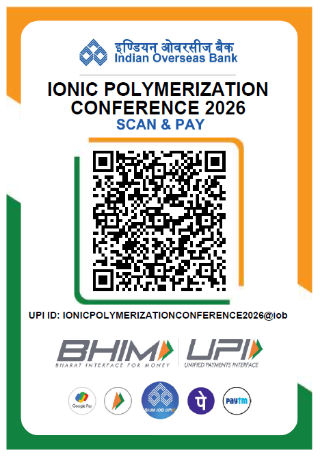 UPI QR Code – IONIC POLYMERIZATION CONFERENCE 2026
